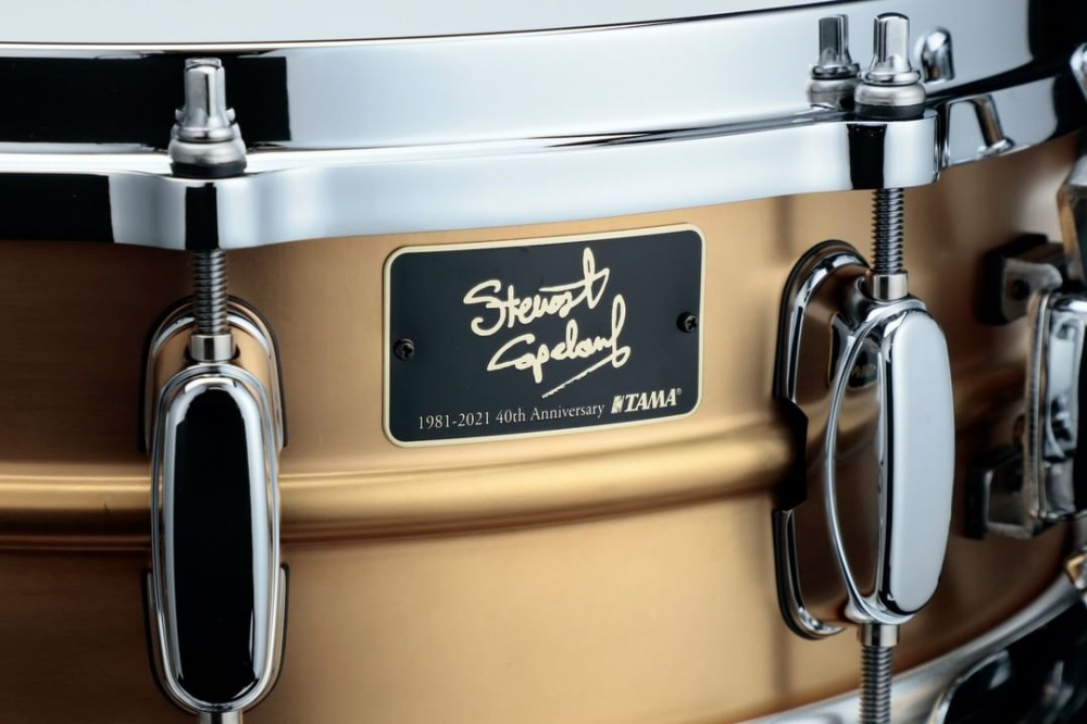 Подписной малый барабан TAMA 40th Anniversary Stewart Copeland Limited Edition Signature